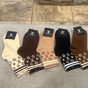 Monogram Crew Socks set